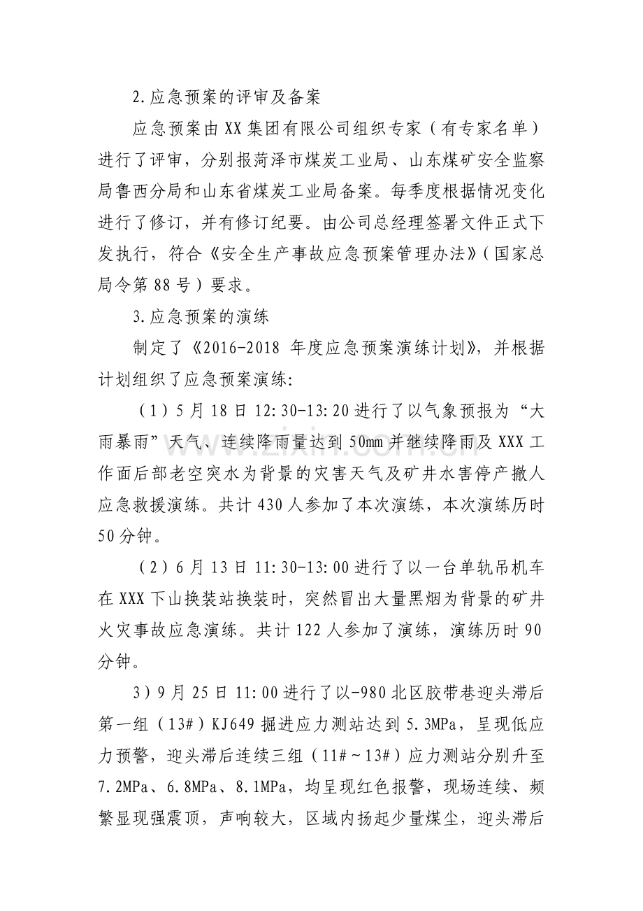 XX公司生产安全应急预案评估报告.docx_第2页