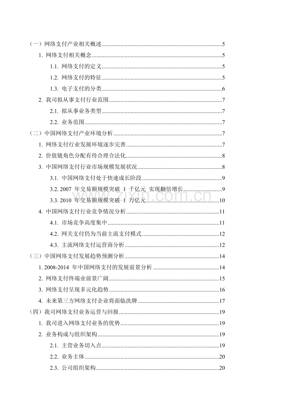 xxx网络支付业务可行性研究报告.doc_第2页