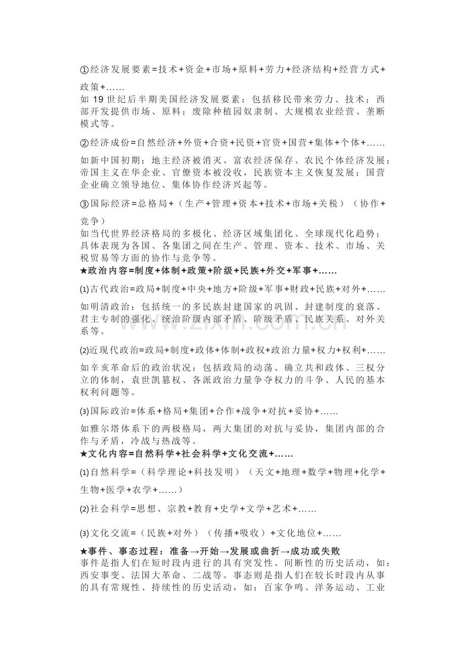 初中历史常用万能公式总结.docx_第2页