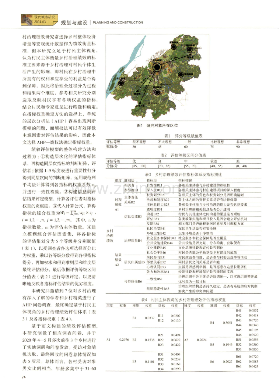 村民主体视角的乡村治理绩效评价研究——以江宁区三代美丽乡村为例.pdf_第3页