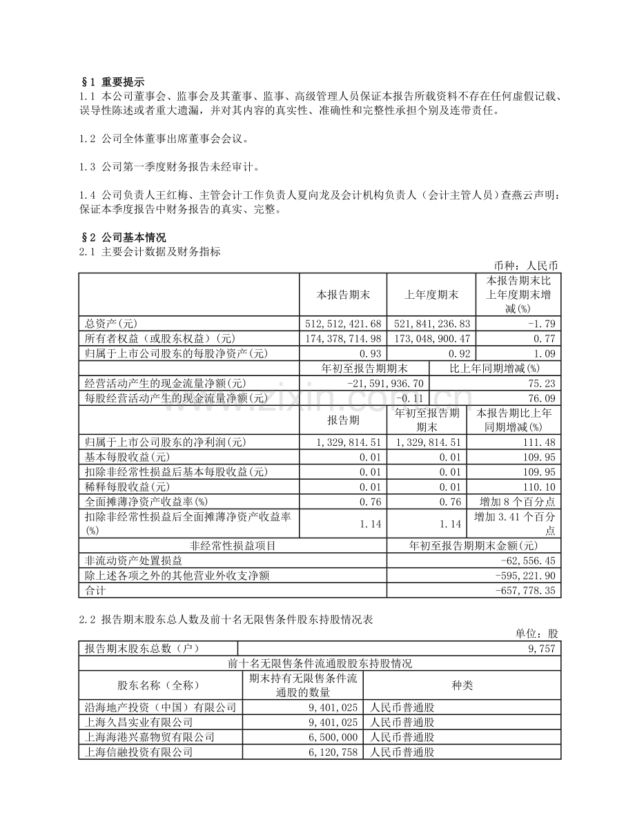 上海丰华集团股份有限公司.doc_第3页