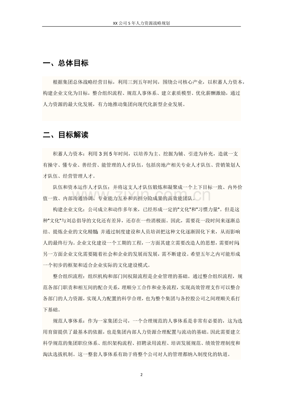 XX公司人力资源5年战略规划.doc_第2页