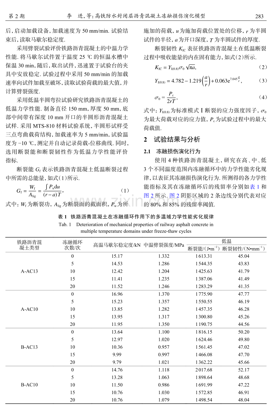 高铁防水封闭层沥青混凝土冻融损伤演化模型.pdf_第3页