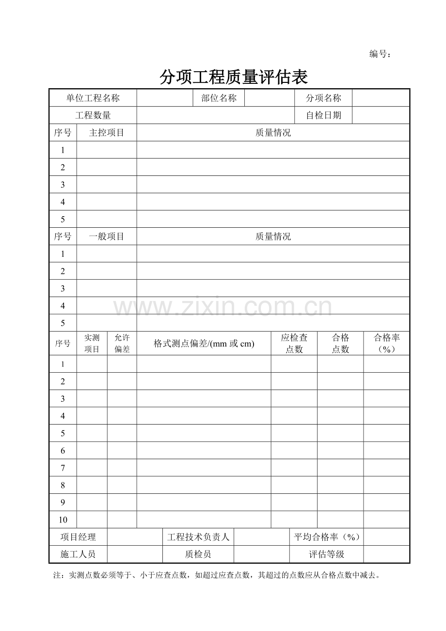 园林景观建设工程质量验收检查评定表.doc_第1页