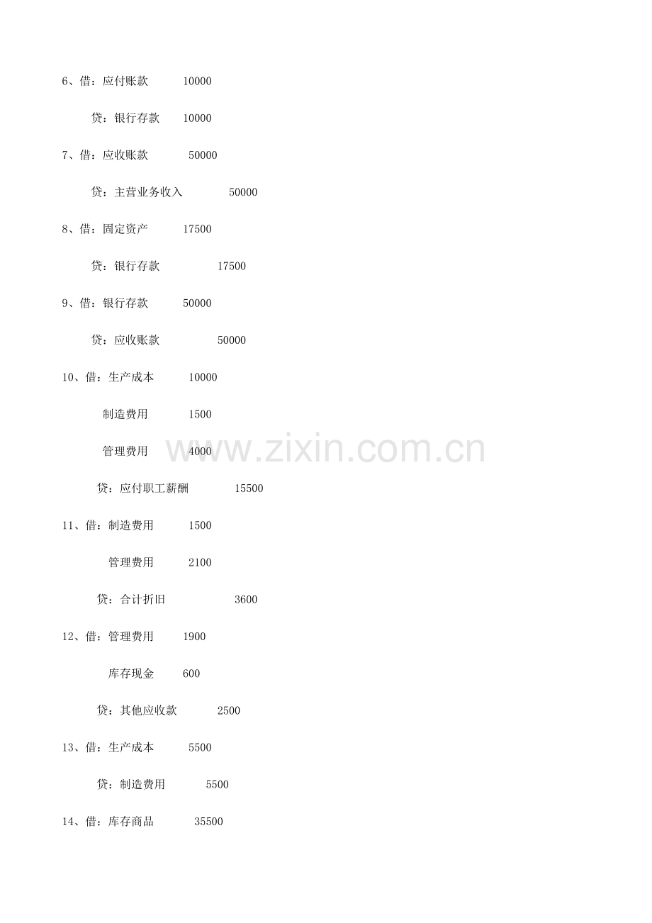 2023年电大基础会计形成性考核册答案材料.doc_第2页