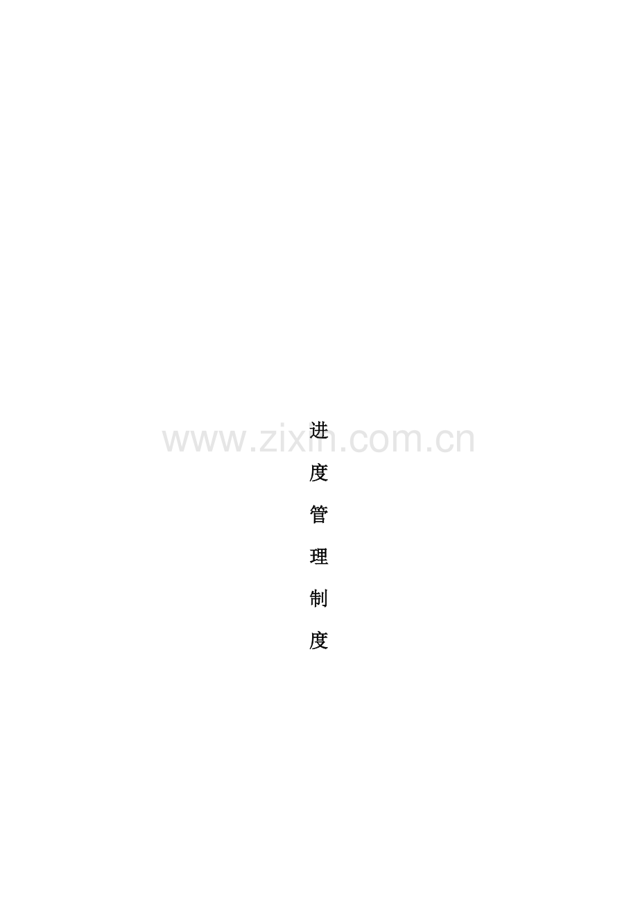 进度管理制度.docx_第1页