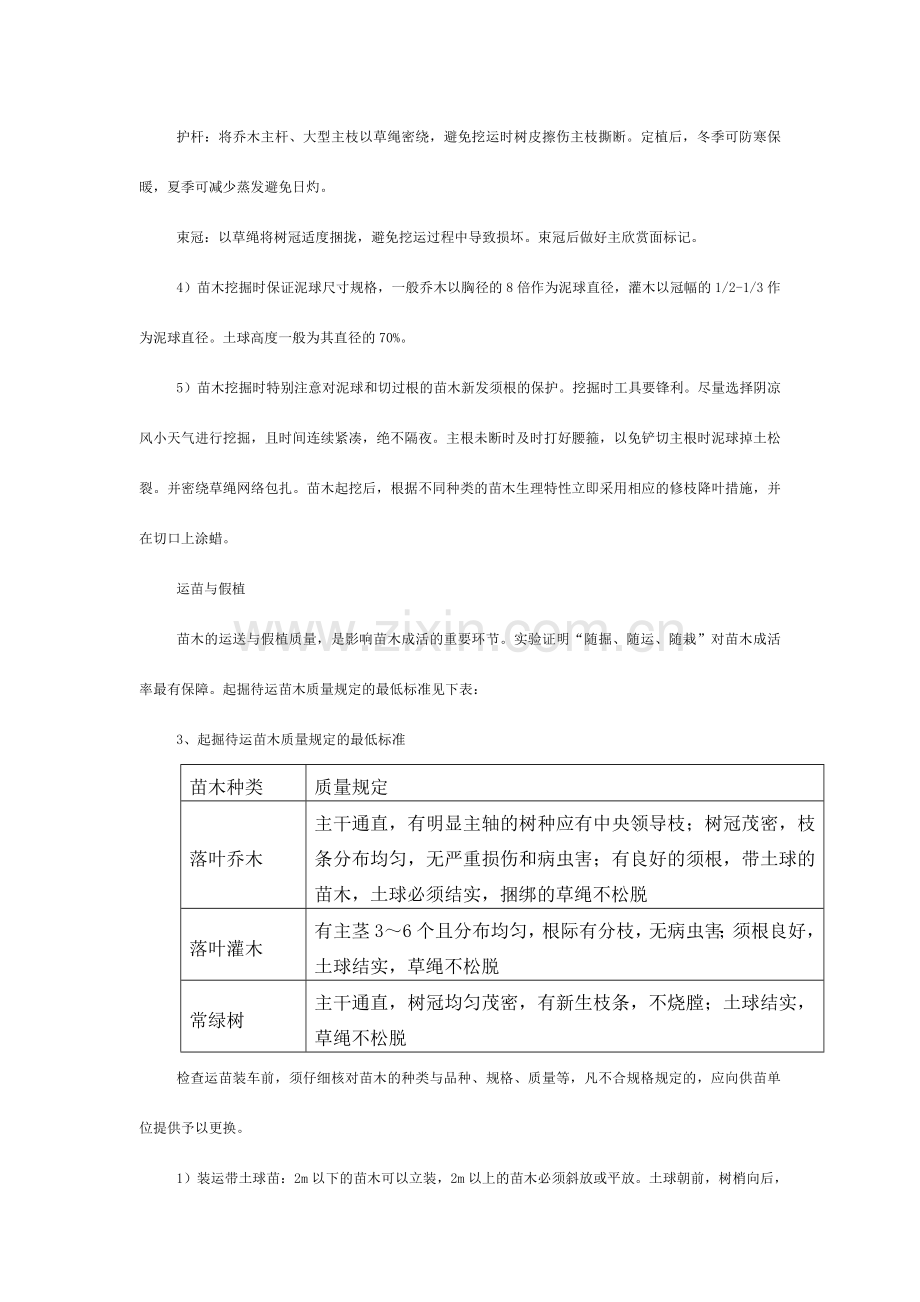 绿化工程施工技术方案简编.doc_第2页