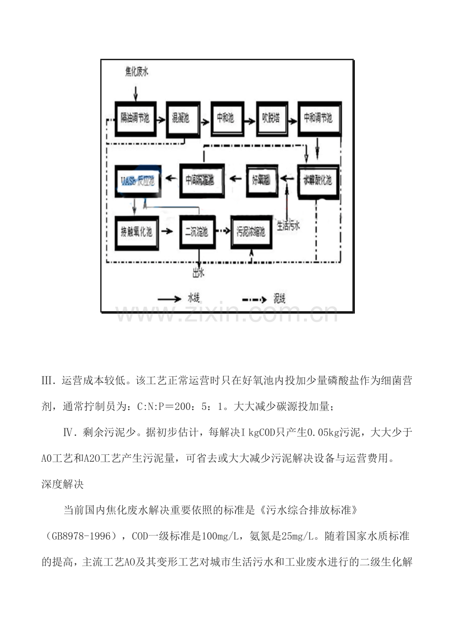 焦化废水处理工艺流程及特点.doc_第3页