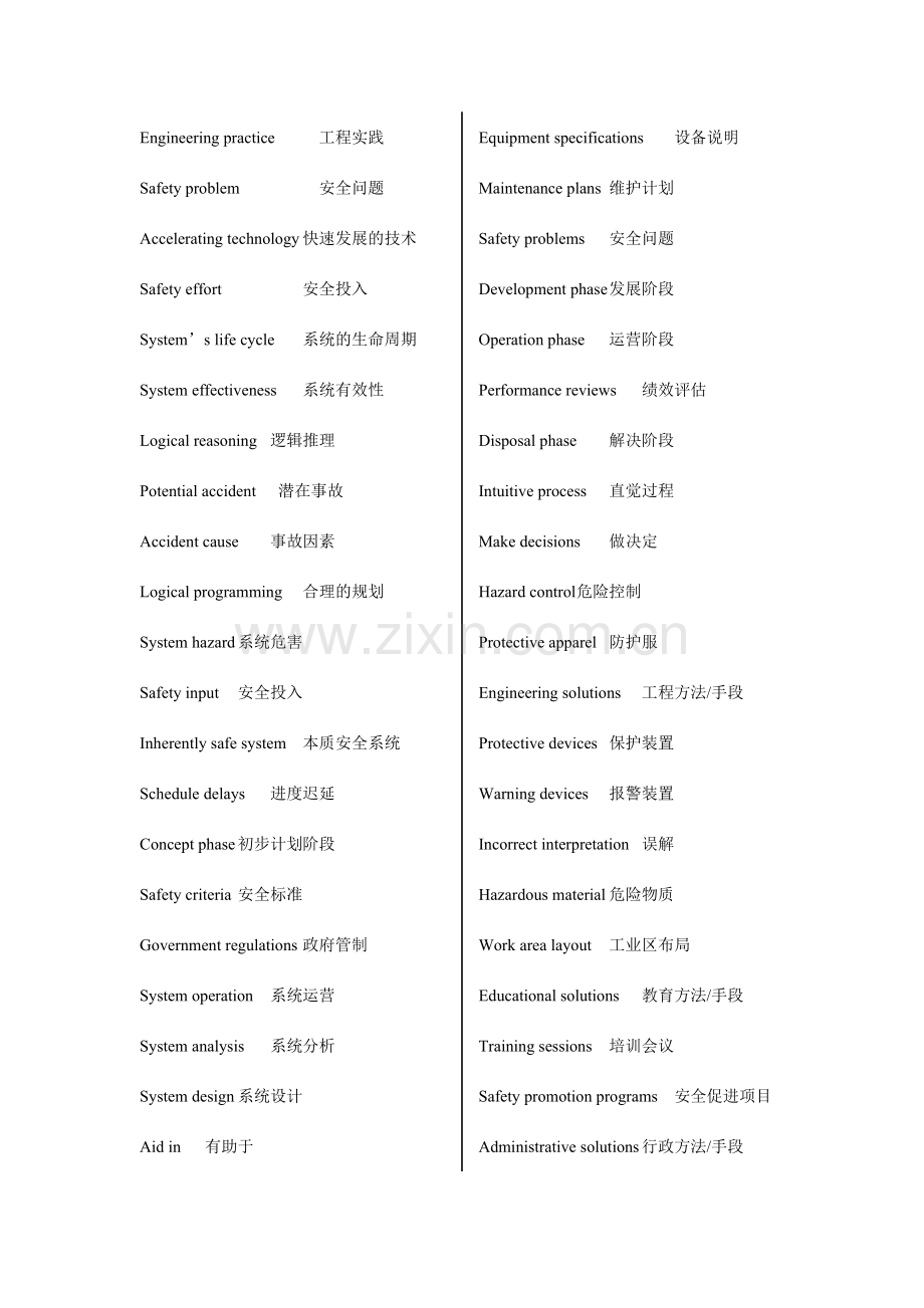 资料安全工程专业英语部分翻译.doc_第3页