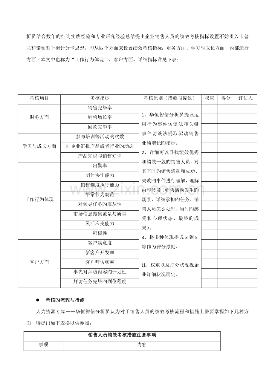 销售人员绩效考核指标的确定与考核方法初探.doc_第2页