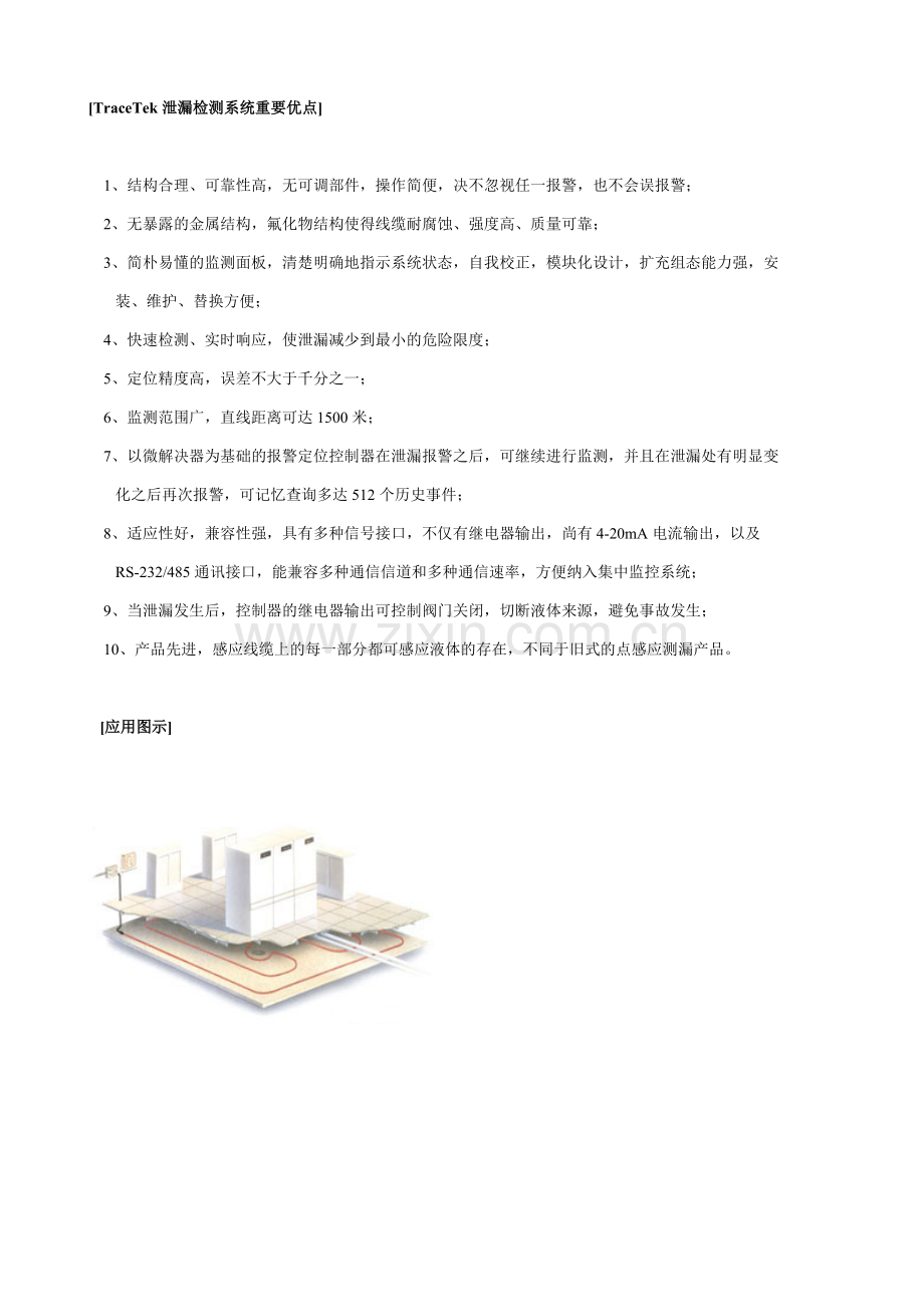 美国Raychem漏水检测系统技术文档.doc_第2页