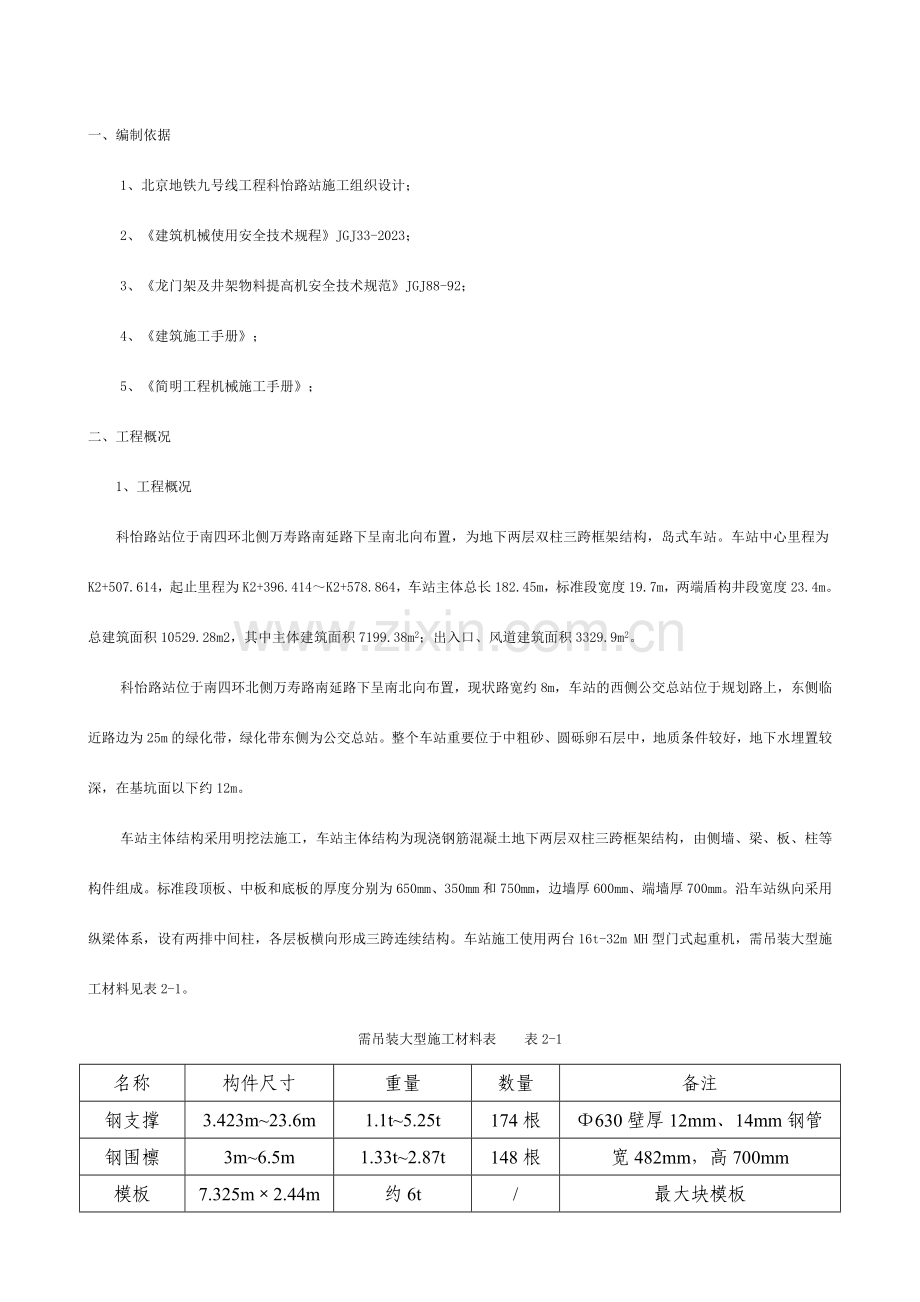 门式起重机吊装施工方案.doc_第1页