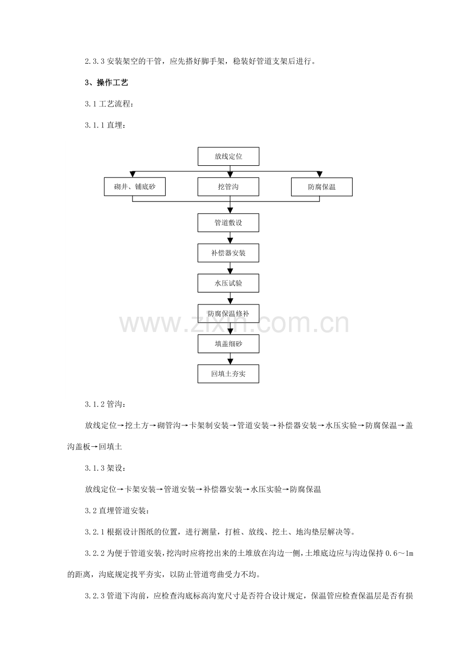 供热管道安装施工工艺标准.doc_第2页