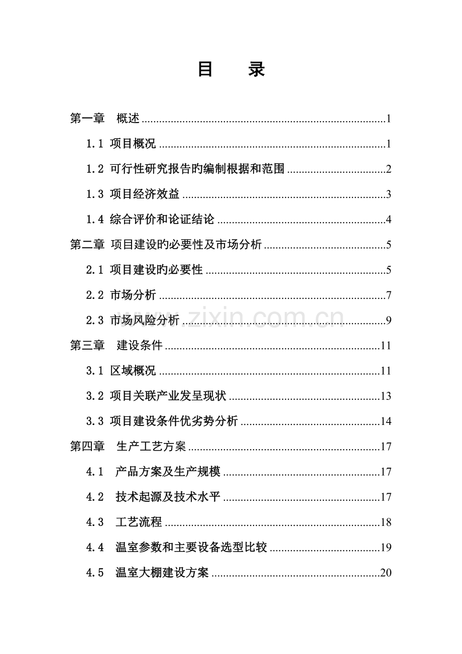 集约化大棚瓜果蔬菜育苗扶贫项目可行性研究报告.doc_第1页