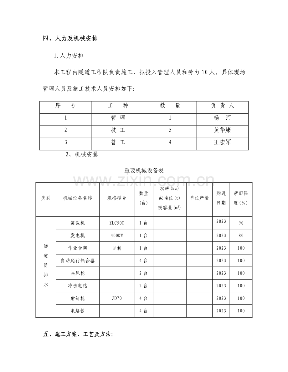 大毛坡隧道防排水施工方案.doc_第2页