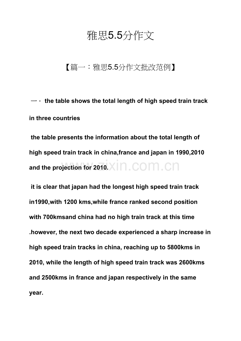 2023年作文范文之雅思5.5分作文.docx_第1页