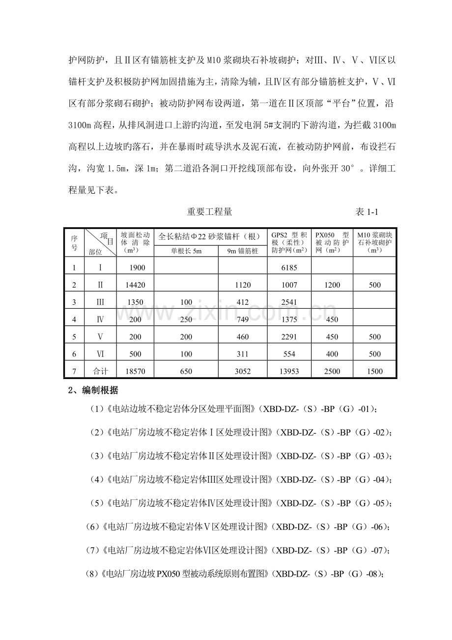 电站边坡不稳定体施工措施新编措施.doc_第3页