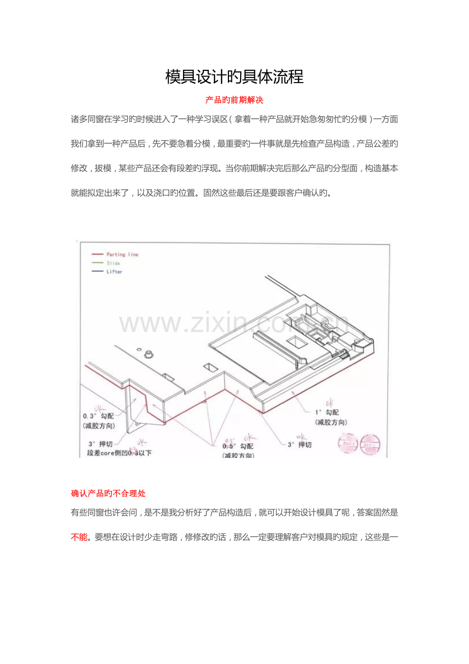 模具设计的详细流程.docx_第1页