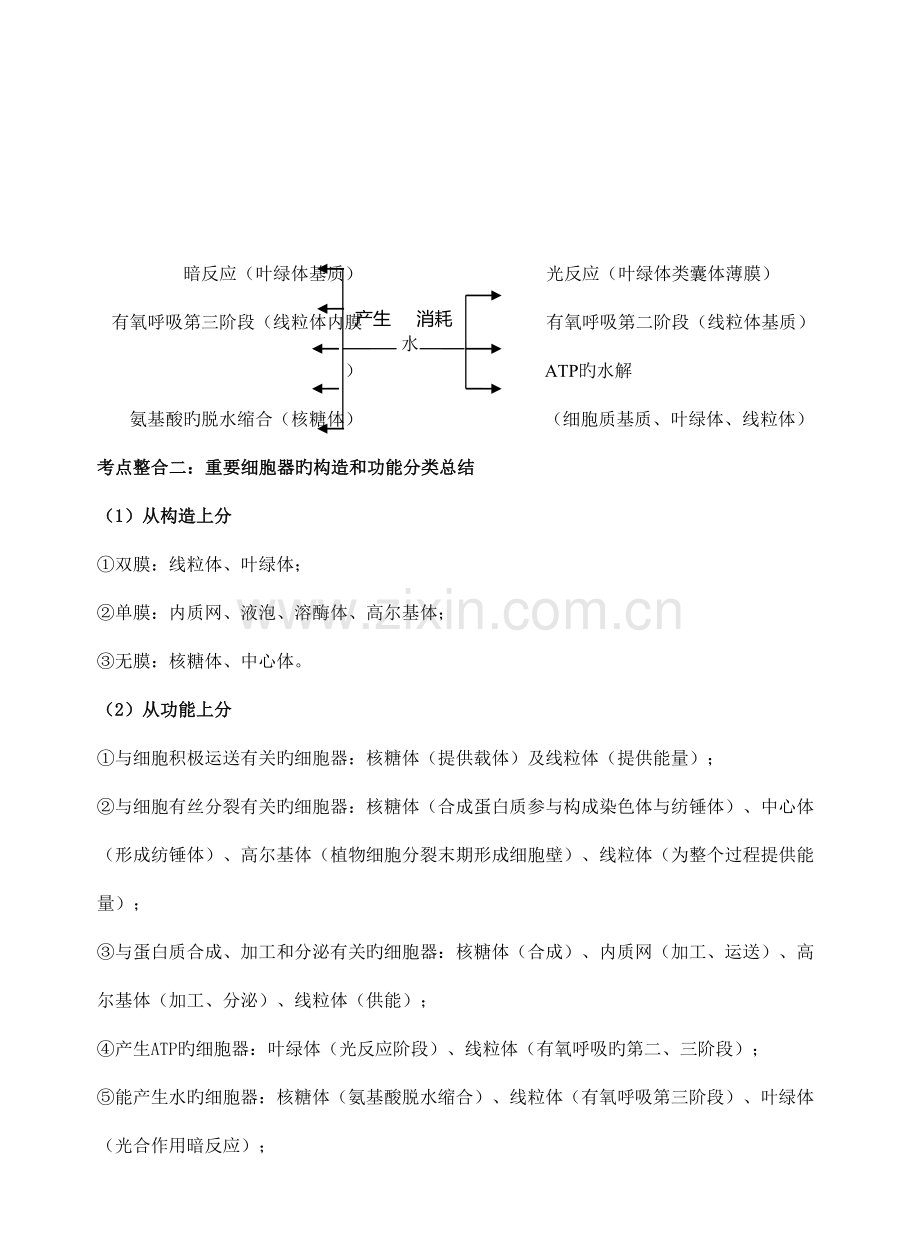 2023年高中生物二轮专题复习知识点整合.doc_第3页