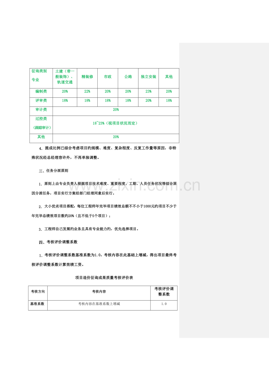 造价咨询公司绩效提成方案.doc_第2页