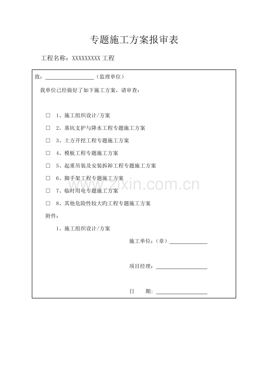 模板工程施工专项施工方案.doc_第1页