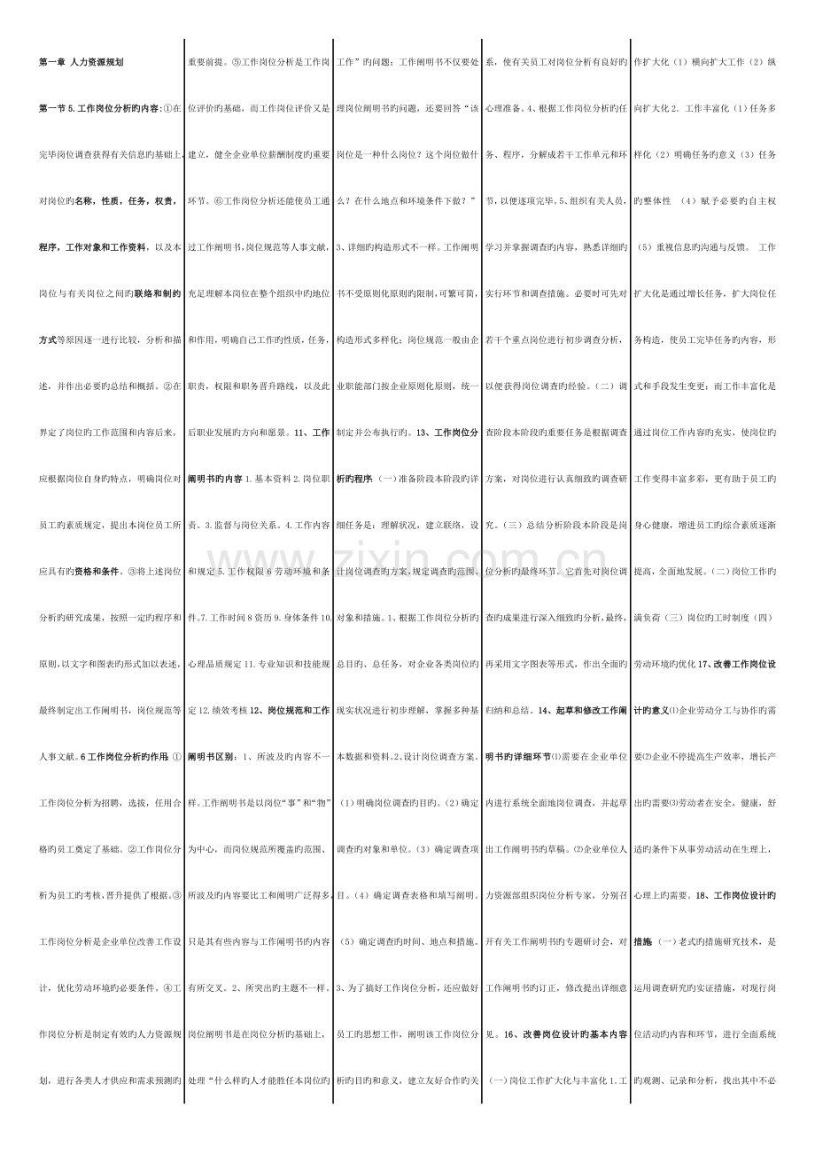 2023年人力资源师考试急需.doc_第1页