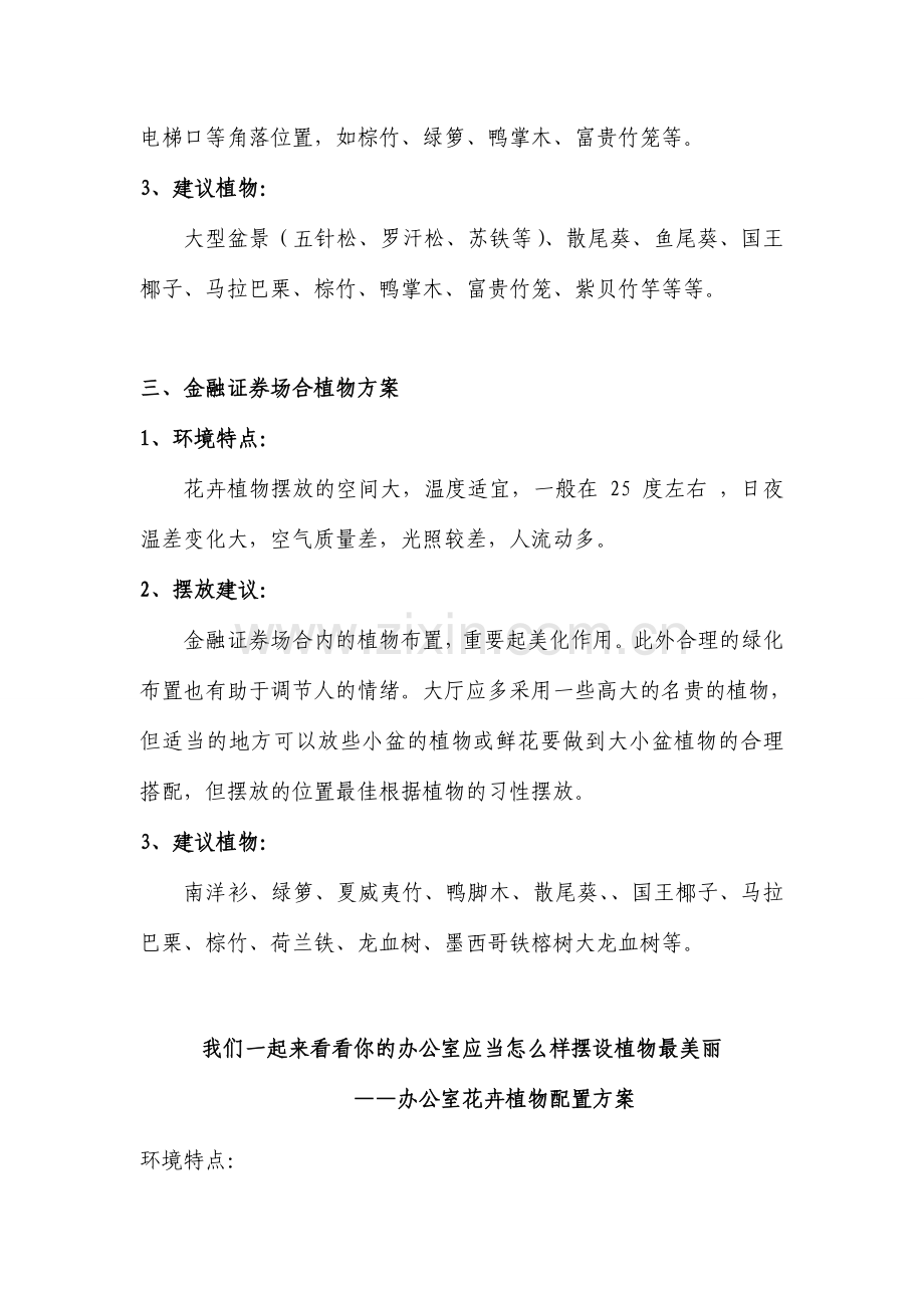 各种办公室绿植配置方案说明.doc_第2页