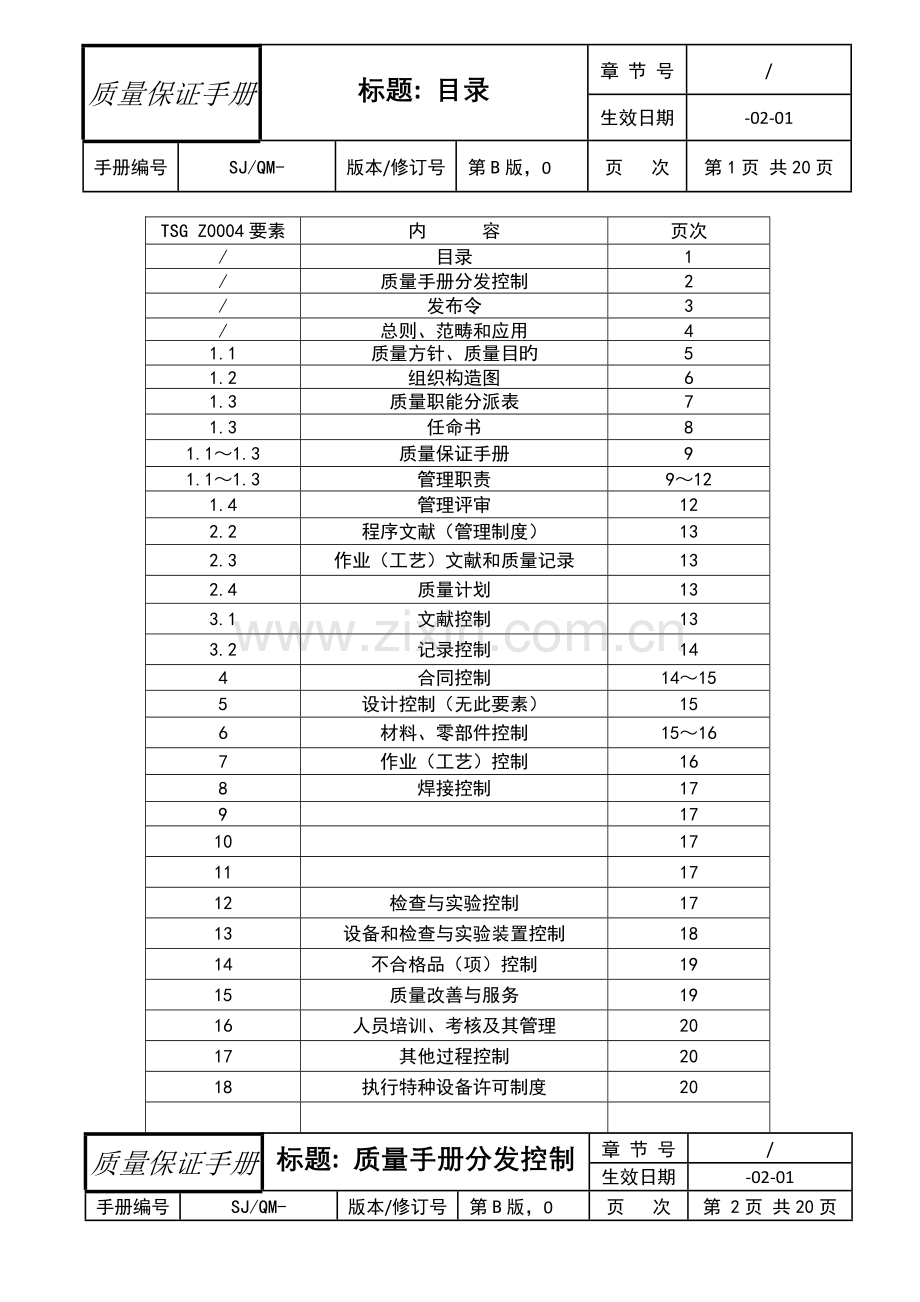 质量保证手册(顺捷种设备版)0902.doc_第1页