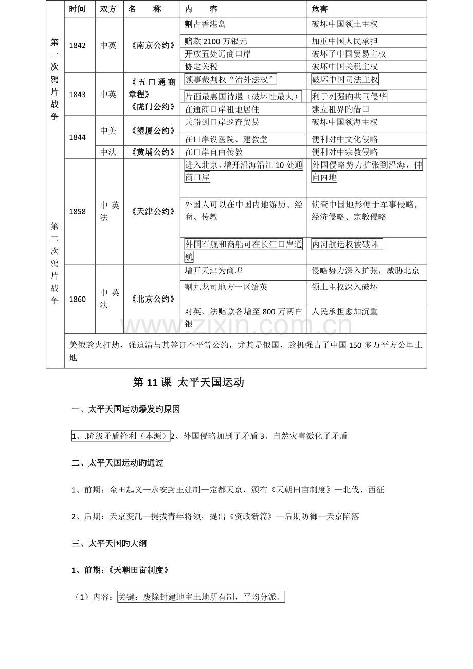 2023年必修一第四单元中国近代民主革命一轮复习知识点.doc_第2页