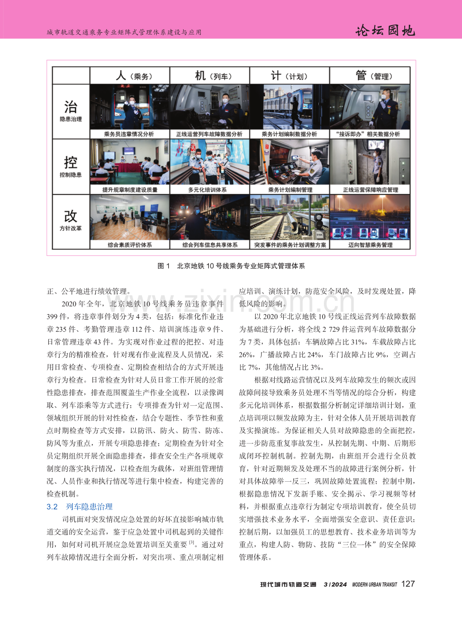 城市轨道交通乘务专业矩阵式管理体系建设与应用.pdf_第2页