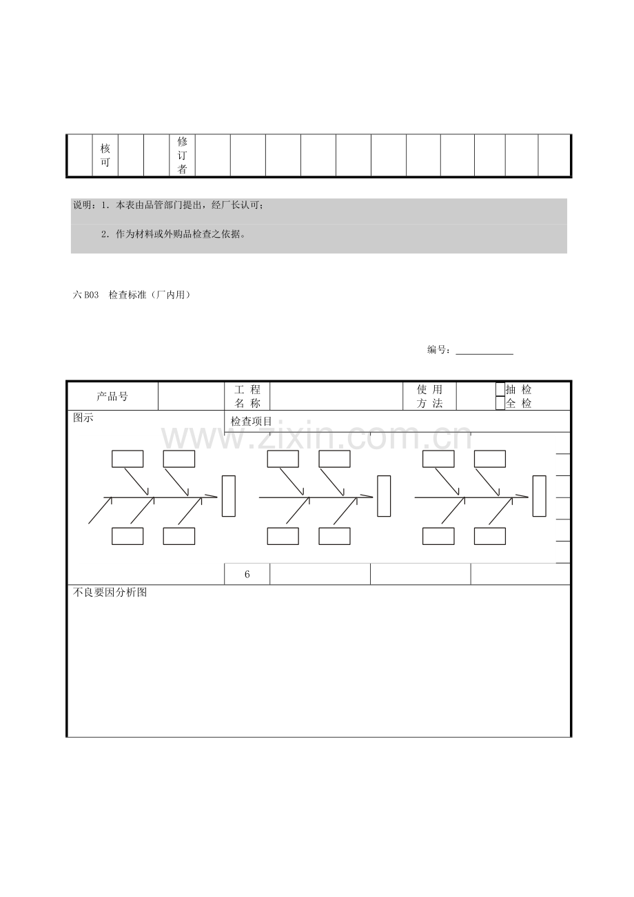 企业管理表格品质管理B纵表格样稿.doc_第3页