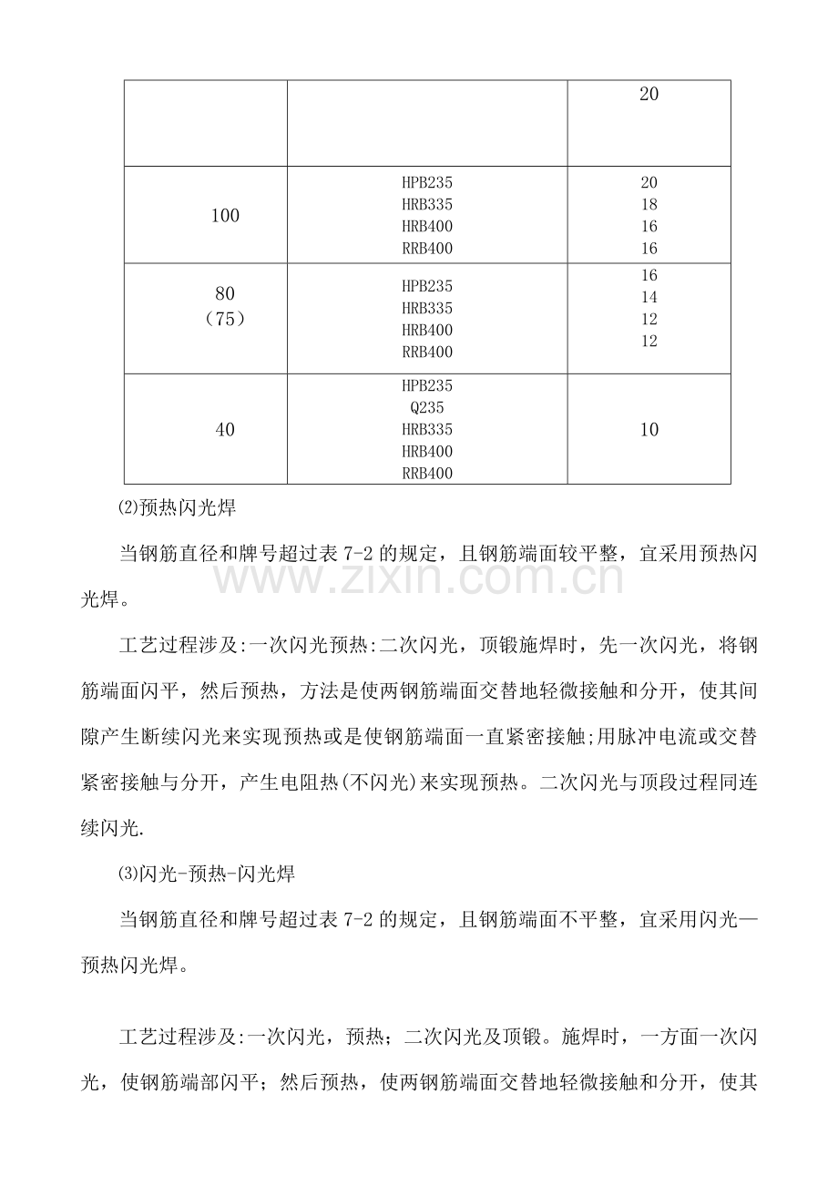 钢筋闪光对焊焊接施工工艺标准.doc_第3页