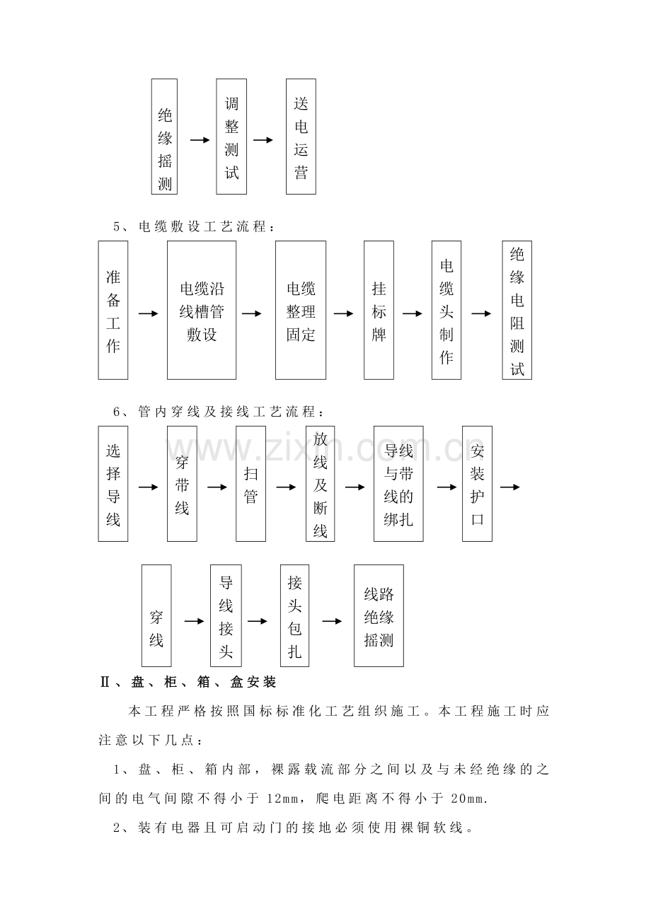 电气系统施工工艺和技术措施强电.doc_第3页