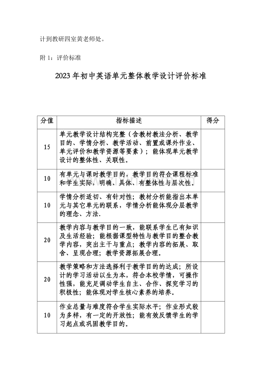 方案英语学科单元整体教学设计评比.doc_第2页