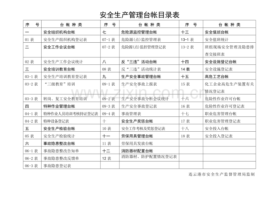 市安全生产管理台账手册.doc_第2页