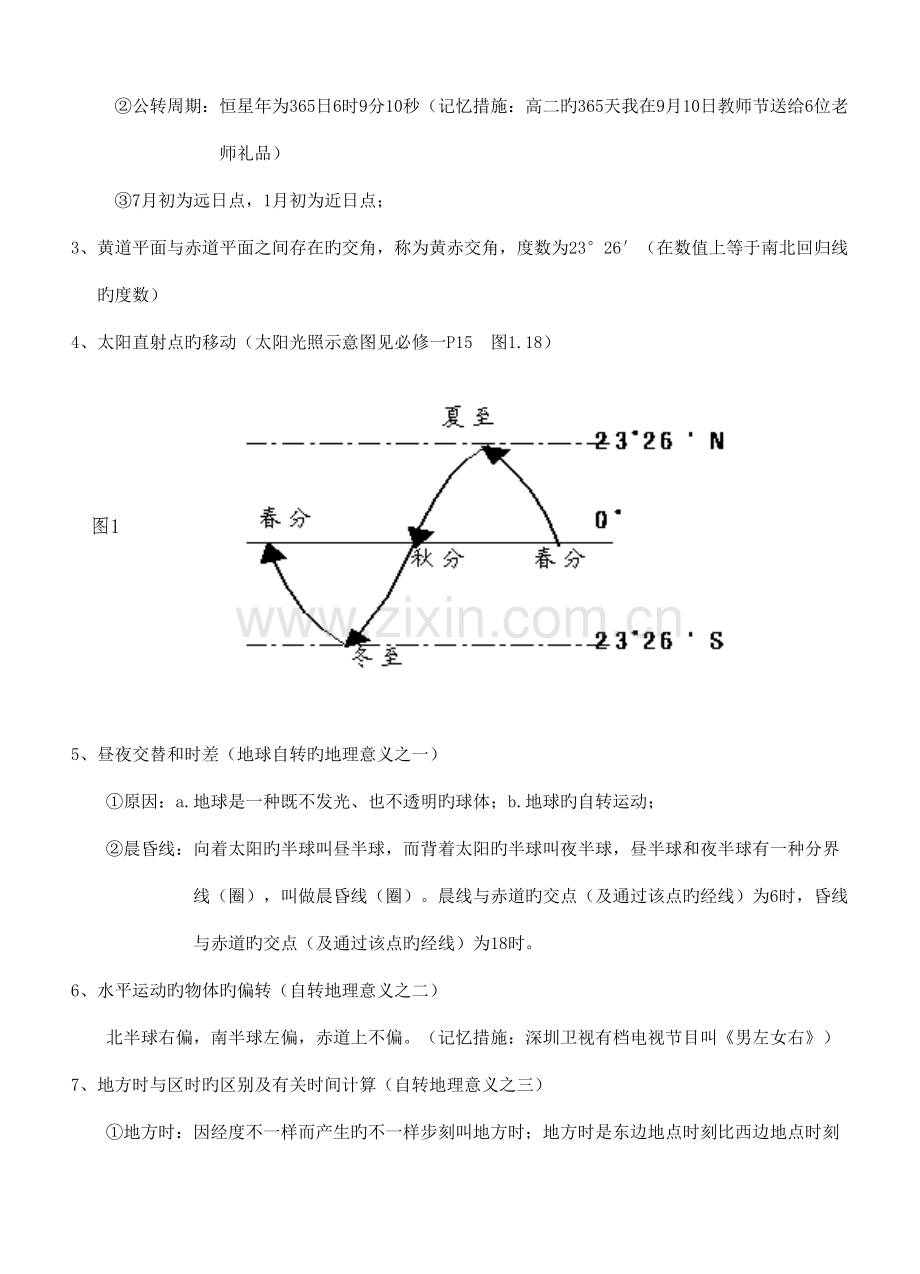 2023年福建省普通高中地理会考知识点整理.docx_第3页