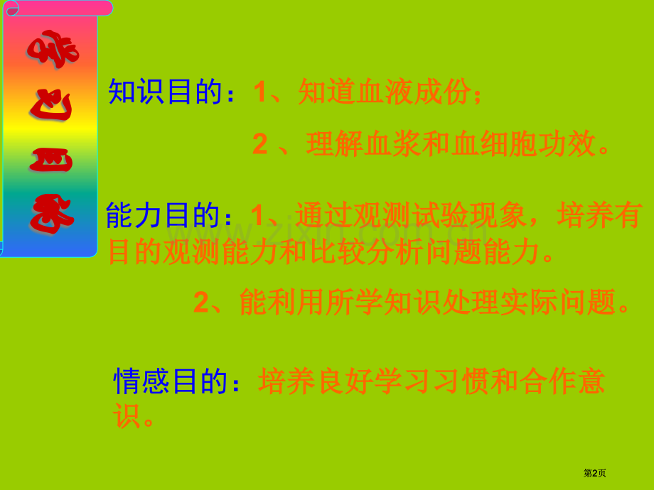 血液和血型专题培训市公开课金奖市赛课一等奖课件.pptx_第2页