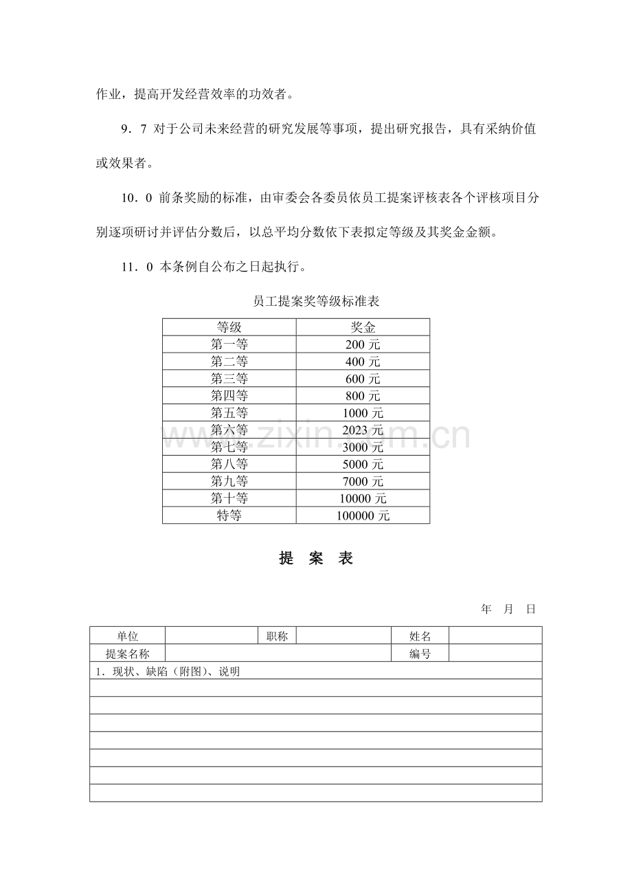 房产公司员工提案管理规定.doc_第3页