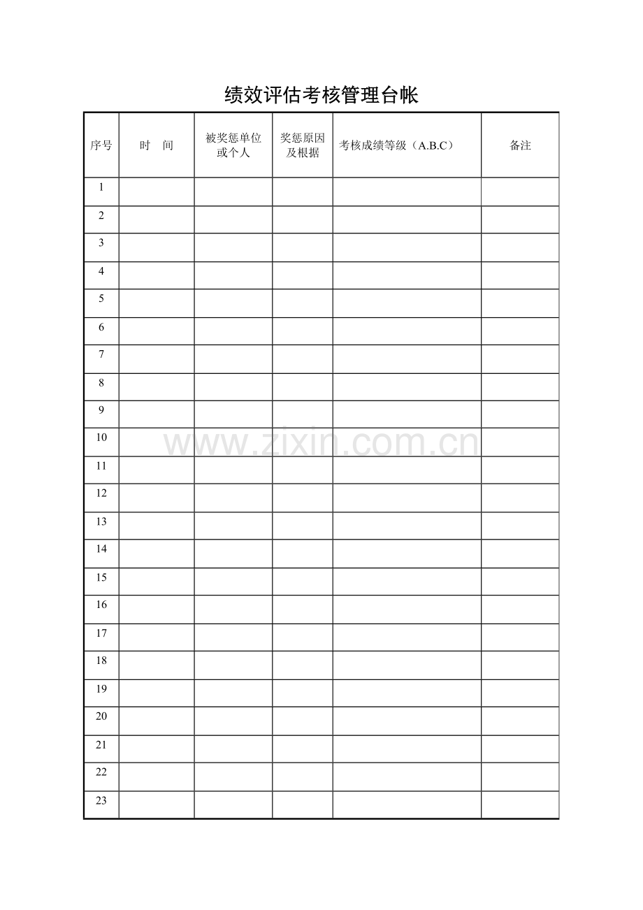 绩效考核管理台帐.doc_第3页