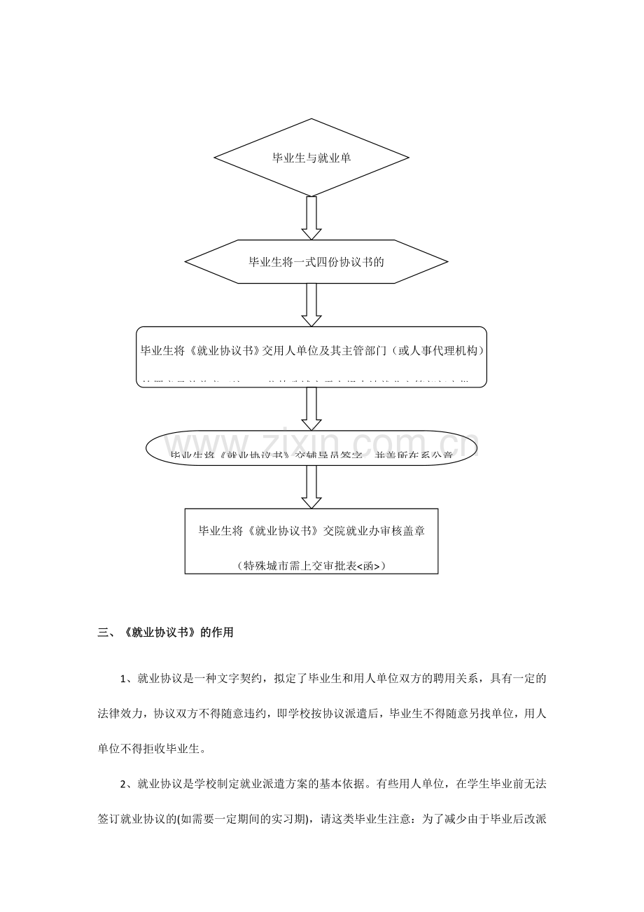 福州大学至诚学院毕业生就业协议书使用说明.doc_第2页