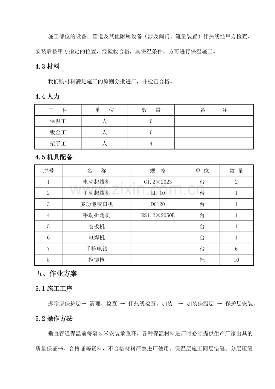 氨区管道保温作业指导书.doc_第2页