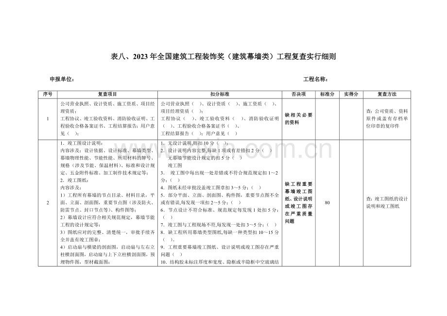 幕墙检查细则.doc_第1页