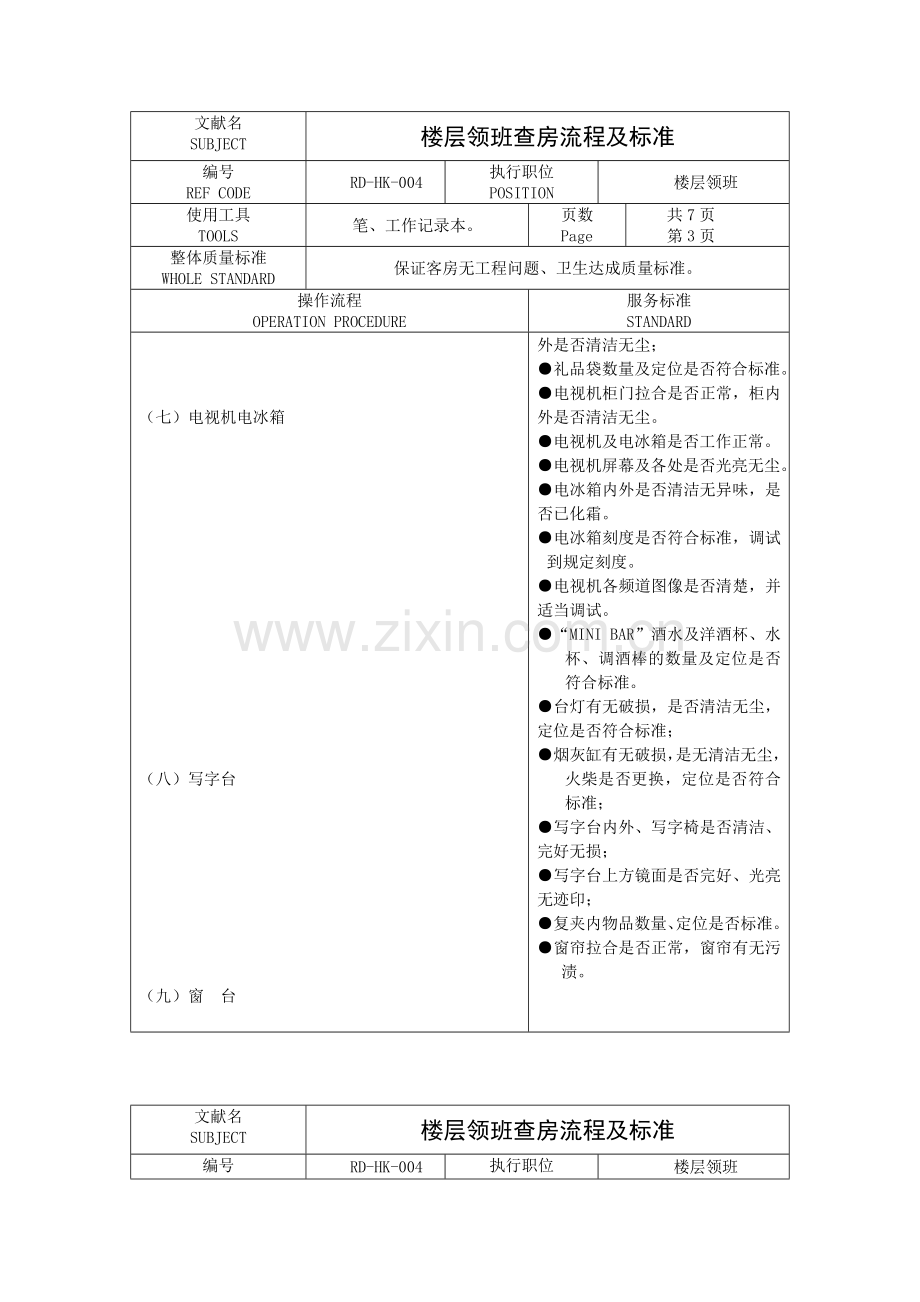 楼层领班查房流程及标准.doc_第3页