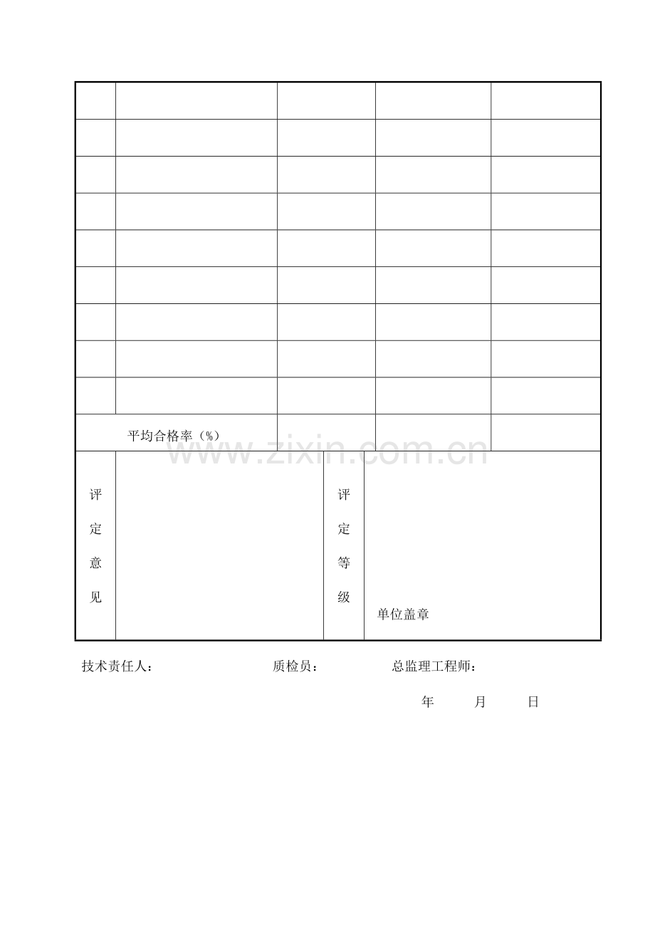 道路工程施工质量检验表.doc_第2页