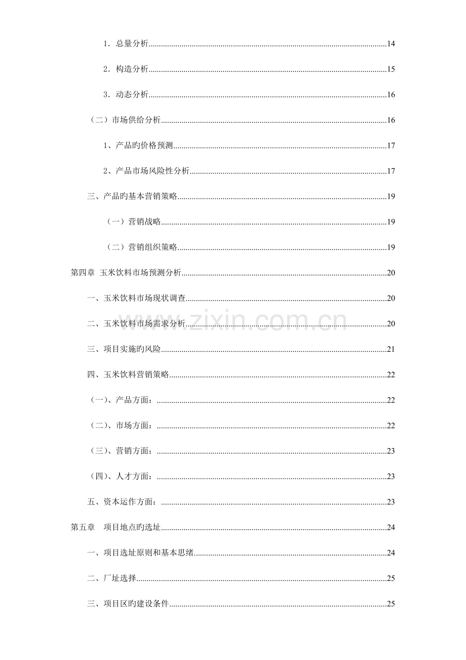 玉米饮料市场项目总体方案设计书.doc_第3页