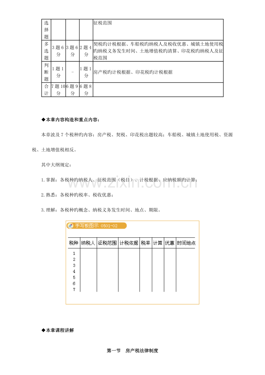 2023年初级会计职称考试内部讲义其他相关税收法律制度.doc_第2页