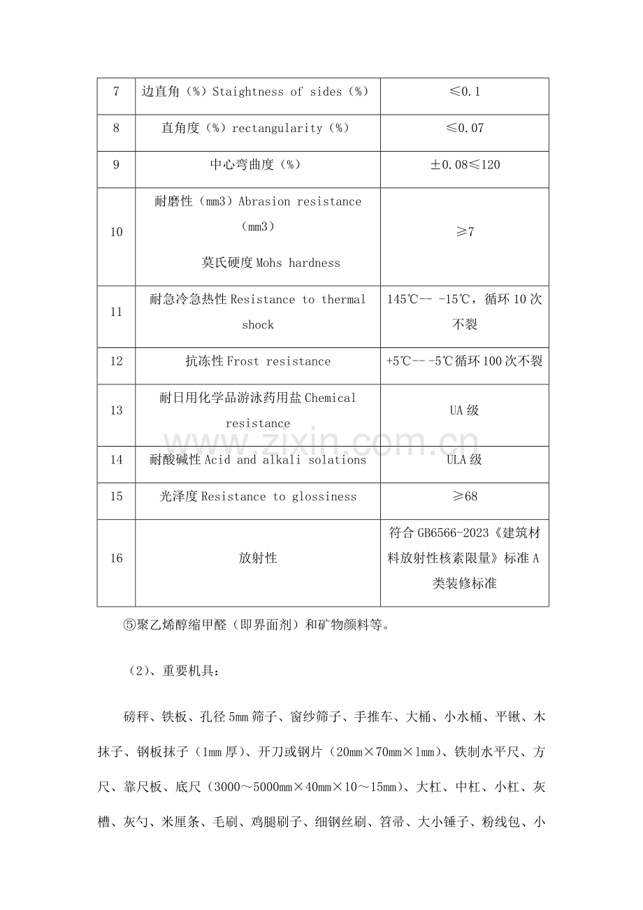 瓷砖墙面专项施工方案.doc_第2页