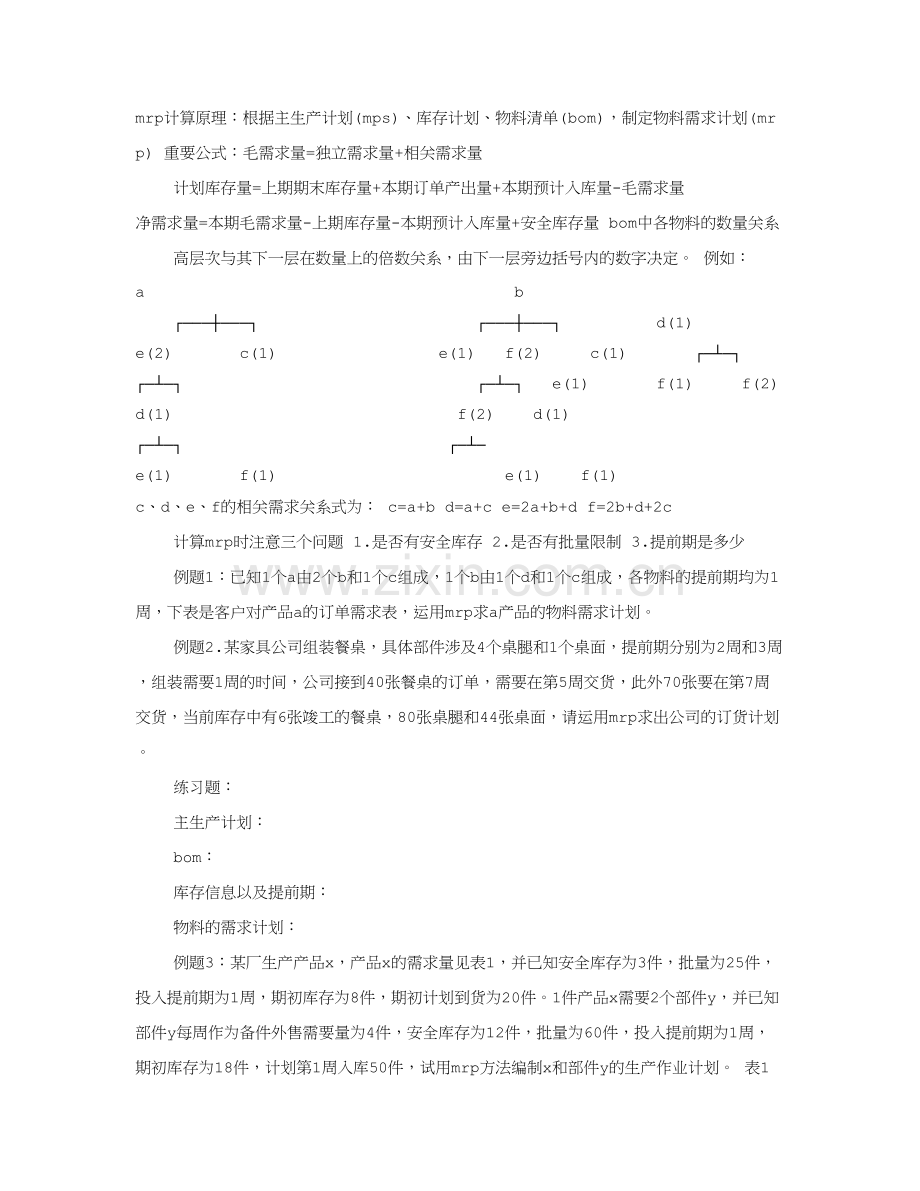 计划表例题.doc_第1页