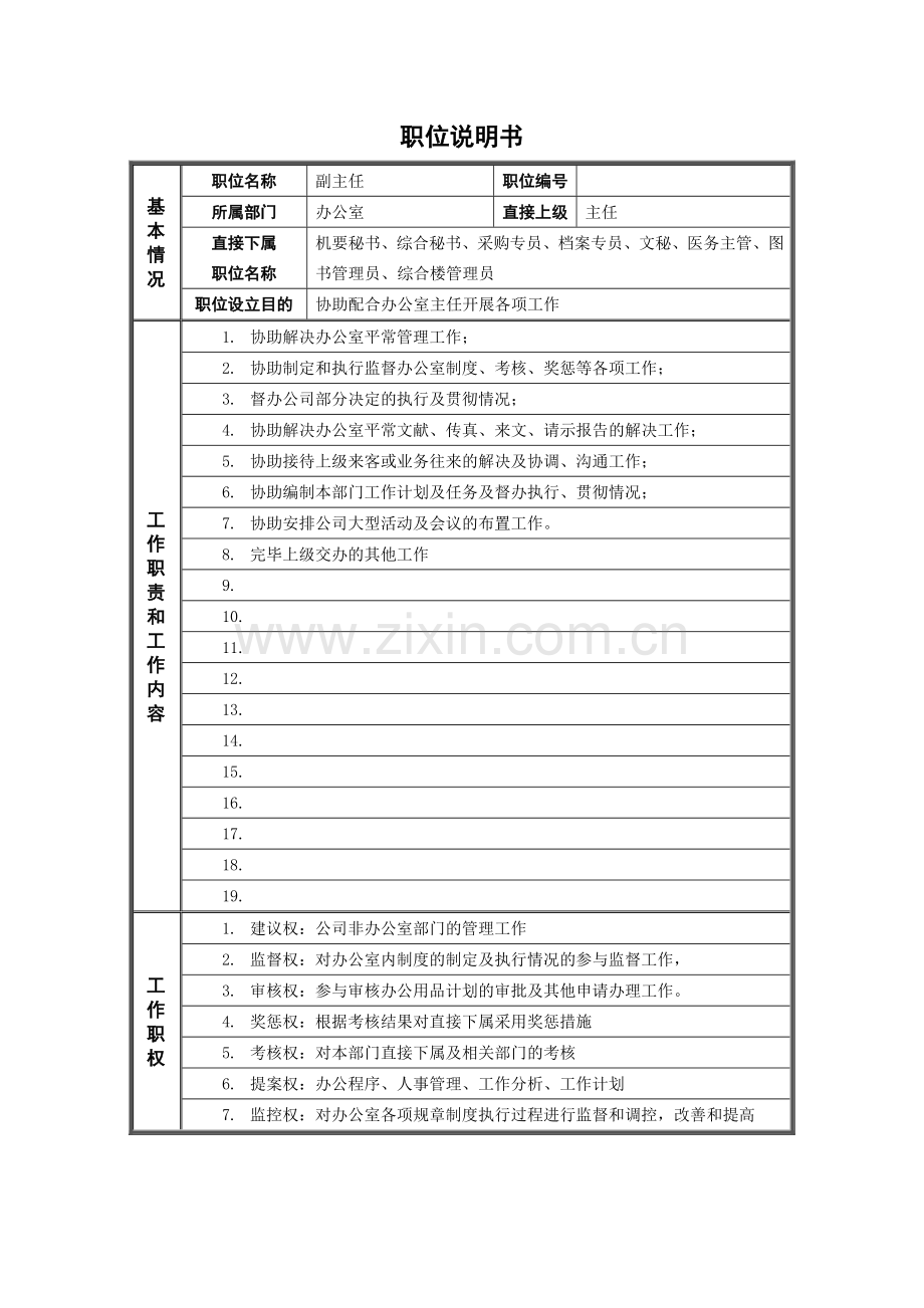 新华信德龙钢铁办公室管理者职位说明书.doc_第3页