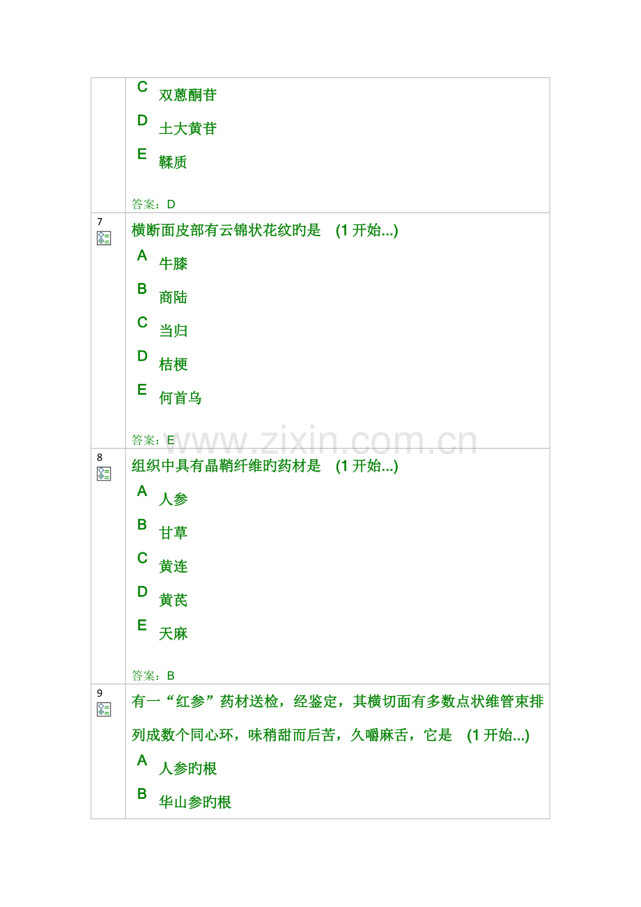 2023年大单元根及根茎类中药.doc_第3页